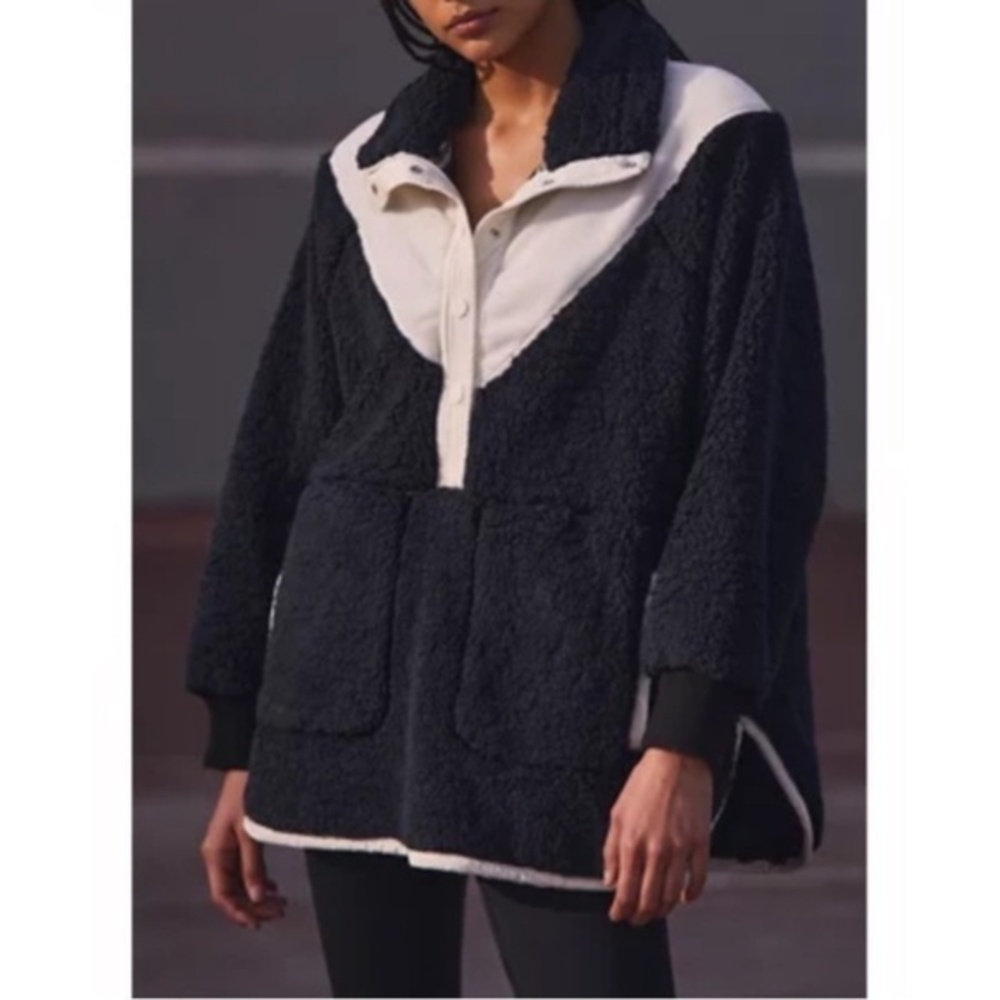 Free People Fall To Rise Fleece Quarter Snap - Picture 1 of 8